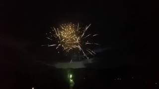 Feuerwerk beim Osterfeuer in Oeventrop 2017