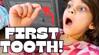 Big Milestone: My Daughter Lost Her FIRST Tooth! 🦷✨