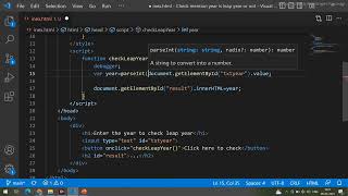 How to calculate Leap year in javascript #practice #bugstophere | By Akhilesh