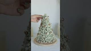 🚫Prohibition of reprinting🚫 White Stars Christmas Tree #flower #florist #floristry #꽃 #꽃꽂이 #플라워