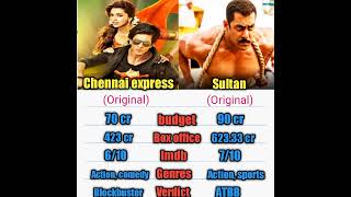 Chennai express vs sultan movie comparison & box office who is best 🤔#shorts #viral #bollywood #srk