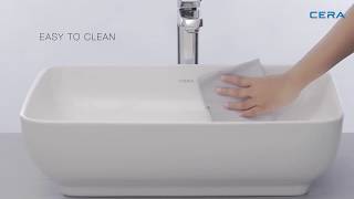 Cera Product Video - Thin Rim Wash Basins