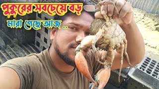 এ বছরের সবচেয়ে বড় কাঁকড়া ধরলাম আজকে 🦀