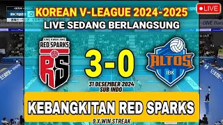 PERTARUNGAN SERU IBK ALTOS VS  RED SPARKS ◆ ROUND KE-3 V-LEAGUE 2024-2025 31-12-2024  (REUPLOAD)