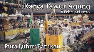 Karya Tawur Agung di Pura Luhur Batukau