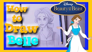 How to Draw BELLE from BEAUTY AND THE BEAST - @dramaticparrot