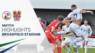 Match Highlights | Crawley Town v Tranmere Rovers