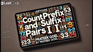 3042. Count Prefix and Suffix Pairs I || Leetcode POTD || Trie