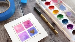 DIY Easy Valentine's Day Card with Minimal Supplies #1 (2017 Miniseries)
