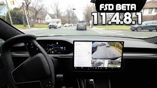 Tesla FSD Beta 11.4.8.1 - Quick Drive