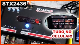 NOVO Processador de Áudio Stetsom STX 2436 Bluetooth (ajustes pelo celular) - Review e Teste