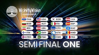 🇬🇧 VicinityVision | Semi Final One | Qualifiers’ Announcement | Edition 13