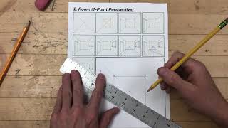 2-Room 1 point perspective