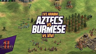 1v1 Arabia | Burmese vs Aztecs | vs vivi