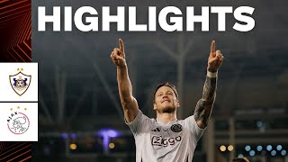 Boss in Baku 😎 | Highlights \u0026 reactions Qarabağ FK - Ajax | UEFA Europa League