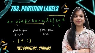 763. Partition Labels | Apple | Two Pointers | Strings | Leetcode