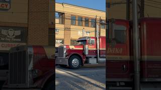 Awesome looking Peterbilt 389 rolls by Dunellen,NJ