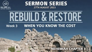 PHBC Family Worship Service: REBUILD \u0026 RESTORE: When You know the Cost