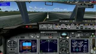 How to land a plane with FSpassenger in Fsx without blowning out the tires(ILS landing)