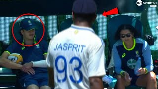 Sam Konstas's face when Jasprit Bumrah Booed him near the Dugout after taking his wicket • IndvsAus