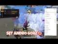 SET ANDRO 60HZ NEW UPDATE🎯👽|SENSITIVITAS FF AUTO HEADSHOT😱|AIM LOOCK PALA?!?👽🎯