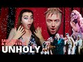 THIS IS NOT AN AUTO SHOP... | Reaction to Sam Smith & Kim Petras - Unholy (Official Music Video)