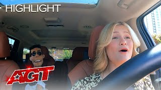 Darci Lynne Receives Driving Lessons From Howie Mandel - America's Got Talent 2021