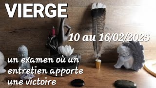 VIERGE ♍️ DU 10 au 16 février 2025 🧚‍♀️un examen/ entretien apporte une victoire 🙏🏼