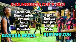 GARUDA MUDA (T.agung) vs RJM MOTOR (Blitar) voli mini KARANGREJO CUP V 2023