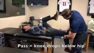 Thomas Test - Hip Flexor Assessment