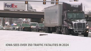 Iowa State Patrol reports over 350 traffic fatalities in 2024
