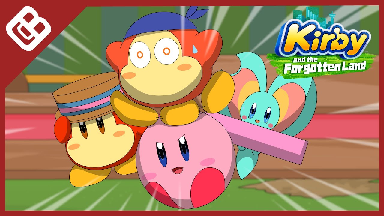 Kirby Tilt-and-Roll | Kirby Forgotten Land Animation - YouTube