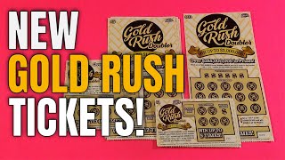 SOOD 1021: NEW TICKETS! GOLD RUSH DOUBLER Florida Lottery Scratchers