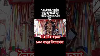 নৈহাটির বড়মা | ১০০ বছর উদযাপন  #shorts #বড়মা #জয়বড়মা #naihatiboroma #boromaanaihati