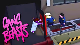 We ARRESTED Players ONE LAST TIME In Gang Beasts | Trapping Players Behind Doors