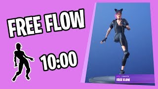 fortnite free flow dance 10 minutes with countdown fortnite emotes - free flow dance fortnite