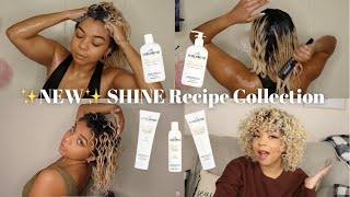 *NEW* Curlsmith Shine Recipe collection! Honest Review on dry blonde curls