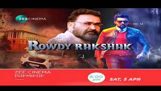 Rowdy Rakshak Promo on Zee Cinema | Kappan Full Movie Hindi Dubbed 2021 | Suriya, Mohanlal