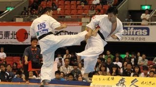 【新極真会】第28回全日本ウエイト制大会 中量級3回戦 5 SHINKYOKUSHINKAI KARATE