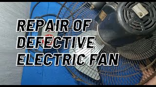 REPAIR YOUR DEFECTIVE ELECTRIC FAN