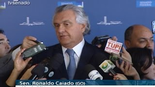 Ronaldo Caiado critica demora para o início das oitivas