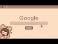 cute brown aesthetic google intro template thatslyra