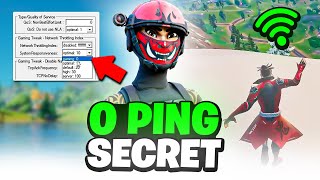 How PROS Get 0 PING and 0 DELAY In Fortnite! ✅ (Lower Ping Guide 2025)