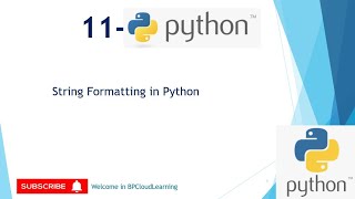 11- String Formatting in Python || Format() method in python in Hindi