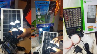 Duravolt 5in1 and 4in1 Solar Rechargeable Pack unboxed🤩👏👏👏