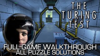 The Turing Test - 100% Full Game Walkthrough + All Puzzle Solutions \u0026 Achievements! - Speedrun