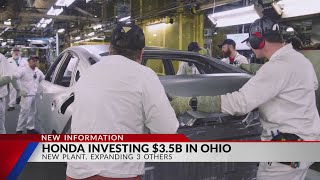 Honda investing $3.5B in Ohio