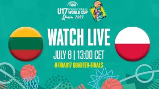 Lithuania v Poland | Quarter Finals Full Game | #FIBAU17 2022