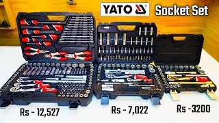 YATO - Profesional Socket Wrench Set | Multipurpose Socket Kit | Review \u0026 Unboxing In Hindi