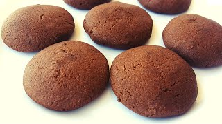 ઘઉંના લોટમાંથી બિસ્કીટ બનાવો કઢાઈ માં | Wheat Flour Biscuits Recipe | Chocolate Cookies